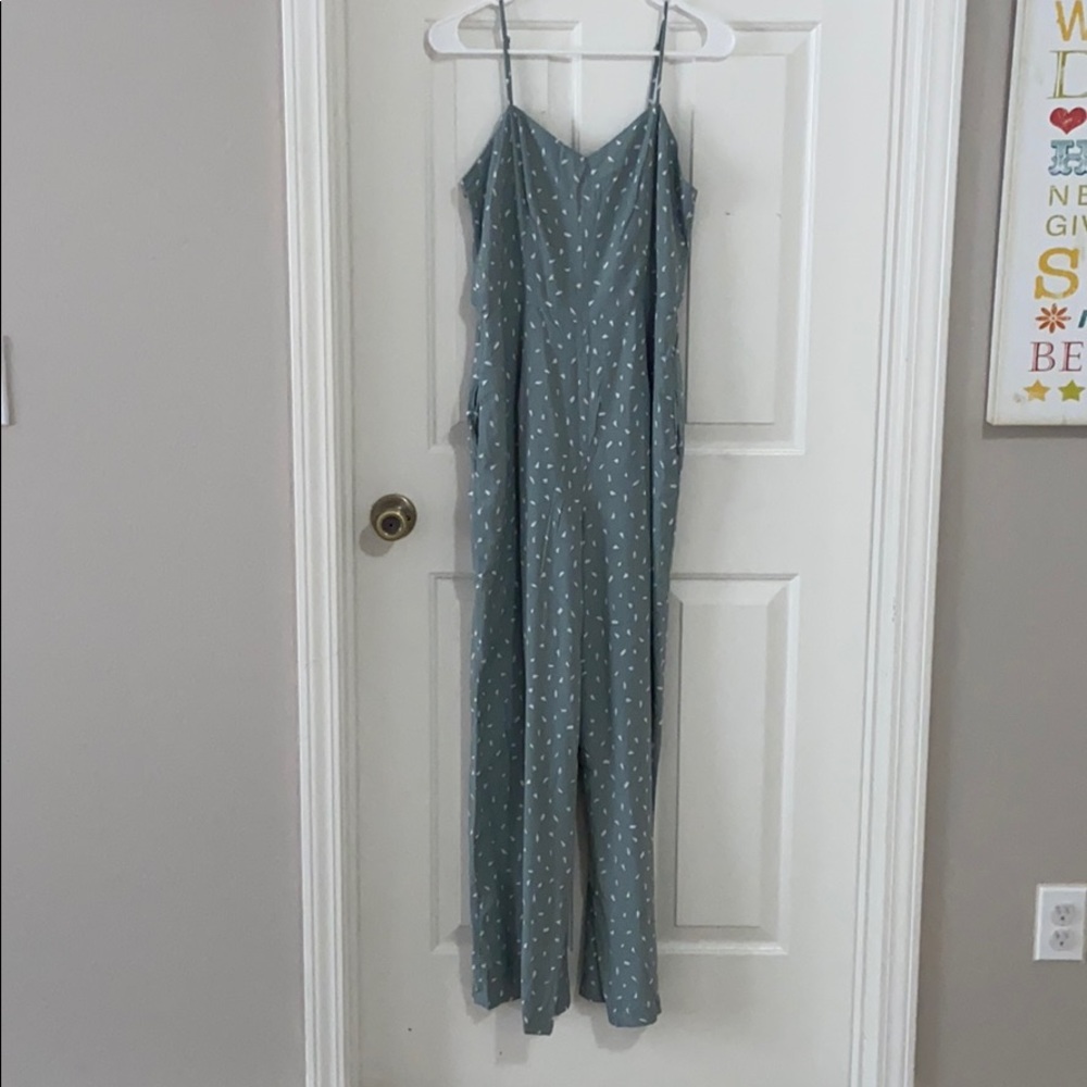 Sage green jumpsuit